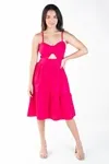 Vestido Dwz Midi Com Bojo