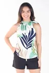 Blusa Dwz Amarracao Estampada
