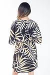 Vestido Dwz Estampado Manga Ampla