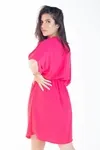 Vestido Dwz Liso Manga Ampla