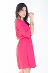 Vestido Dwz Liso Manga Ampla