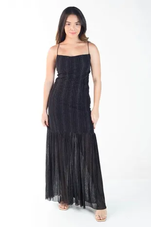 Vestido Dwz Longo Com Lurex