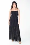 Vestido Dwz Longo Com Lurex