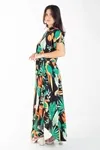 Conjunto Dwz Estampado Cropped e Saia