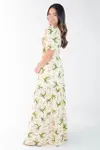 Vestido Dwz Longo Estampado