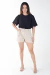 Short Dwz Alfaiataria Com Cinto
