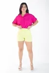 Short Dwz Alfaiataria Com Cinto