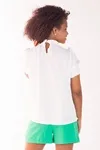 Blusa Dwz Lastex Na Gola e Na Manga