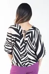 Blusa Dwz Estampada Manga Ampla