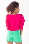 Cropped Dwz Com Bojo Manga Ampla