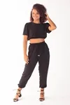 Conjunto Dwz Cropped Com Calca Jogger