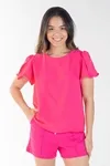 Blusa Dwz Manga Babado