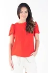 Blusa Dwz Manga Babado