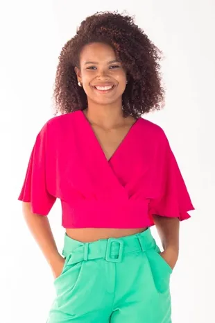 Cropped Dwz Liso Amarracao