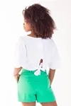 Cropped Dwz Liso Amarracao