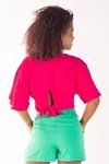 Cropped Dwz Liso Amarracao
