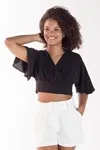 Cropped Dwz Liso Amarracao