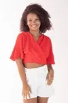 Cropped Dwz Liso Amarracao