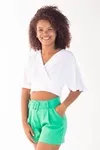 Cropped Dwz Liso Amarracao
