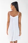 Vestido Dwz Curto Liso Amarracao Nas Alcas