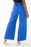 Calca Dwz Linho Pantalona Com Botoes