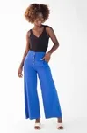 Calca Dwz Linho Pantalona Com Botoes