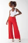 Calca Dwz Linho Pantalona Com Botoes