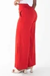 Calca Dwz Linho Pantalona Com Botoes