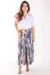 Calca Dwz Pantacourt Estampada