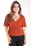Blusa Dwz Lisa Com Elastico Na Cintura