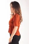 Blusa Dwz Lisa Com Elastico Na Cintura