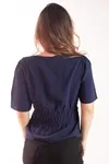 Blusa Dwz Lisa Com Elastico Na Cintura