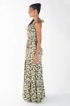vestido Dwz Um Ombro Estampado