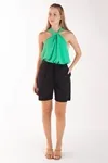 Short Dwz Liso Com Amarracao