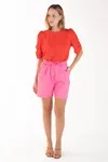 Short Dwz Liso Com Amarracao
