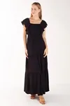 Vestido Dwz Liso Com Lastex