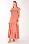 Vestido Dwz Liso Com Lastex