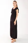 Vestido Dwz Liso Com Lastex