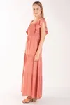 Vestido Dwz Liso Com Lastex
