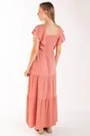 Vestido Dwz Liso Com Lastex