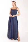 Vestido Dwz Jeans Longo
