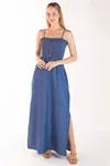 Vestido Dwz Jeans Longo