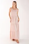 Vestido Dwz Longo Com Lastex