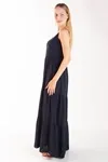Vestido Dwz Longo Com Lastex