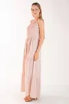 Vestido Dwz Longo Com Lastex