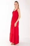 Vestido Dwz Longo Com Lastex