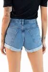 Short Dwz Jeans Curto Com Rasgos