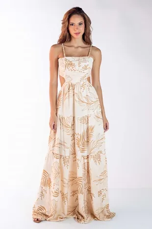 Vestido Dwz Longo Estampado