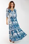 Vestido Dwz Longo Estampado