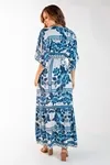 Vestido Dwz Longo Estampado